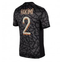 Fotballdrakt Herre Paris Saint-Germain Achraf Hakimi #2 Tredjedrakt 2023-24 Kortermet